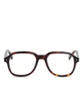 Peter & May Walk Night Train tortoiseshell square-frame glasses - Brown