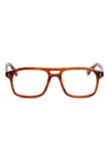 Peter & May Walk Cigale square-frame glasses - Brown