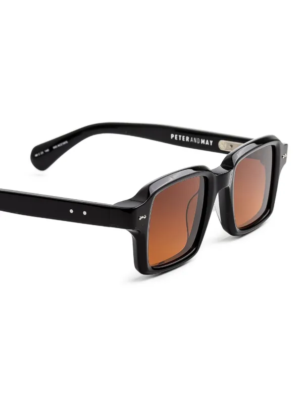 Peter And May Numero スクエアサングラス | ブラック | FARFETCH JP