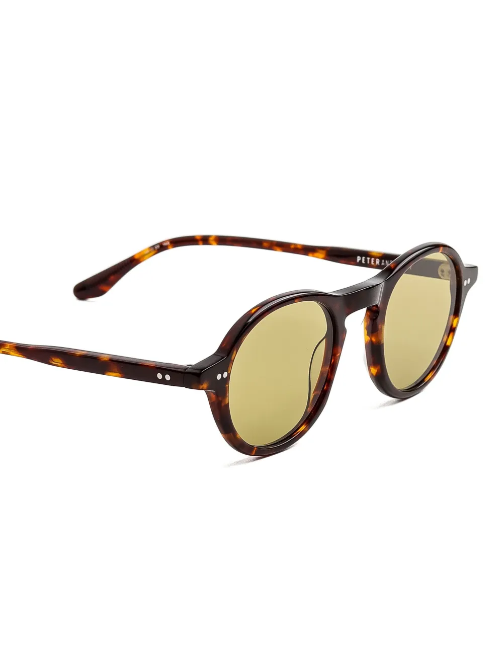 Peter & May Walk Cool Kid zonnebril met schildpadschild design Bruin