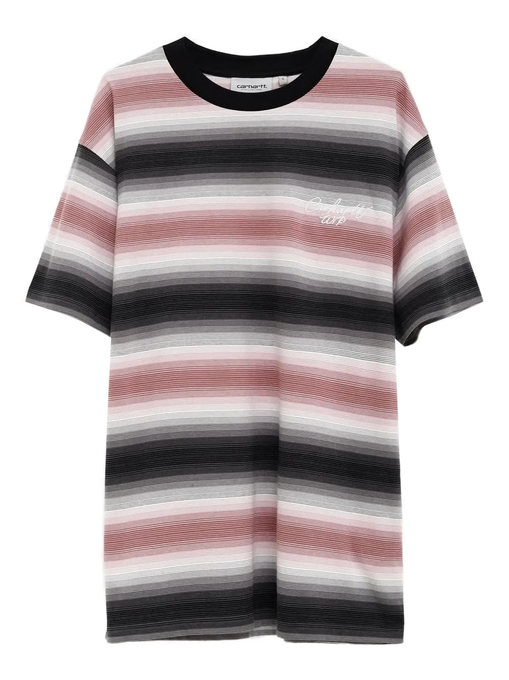 Carhartt WIP striped cotton T-shirt | Black | Image 1