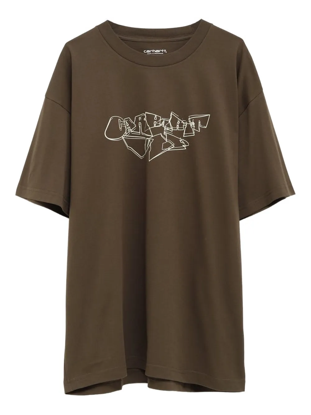Carhartt WIP graphic-print T-shirt | Brown | Image 1
