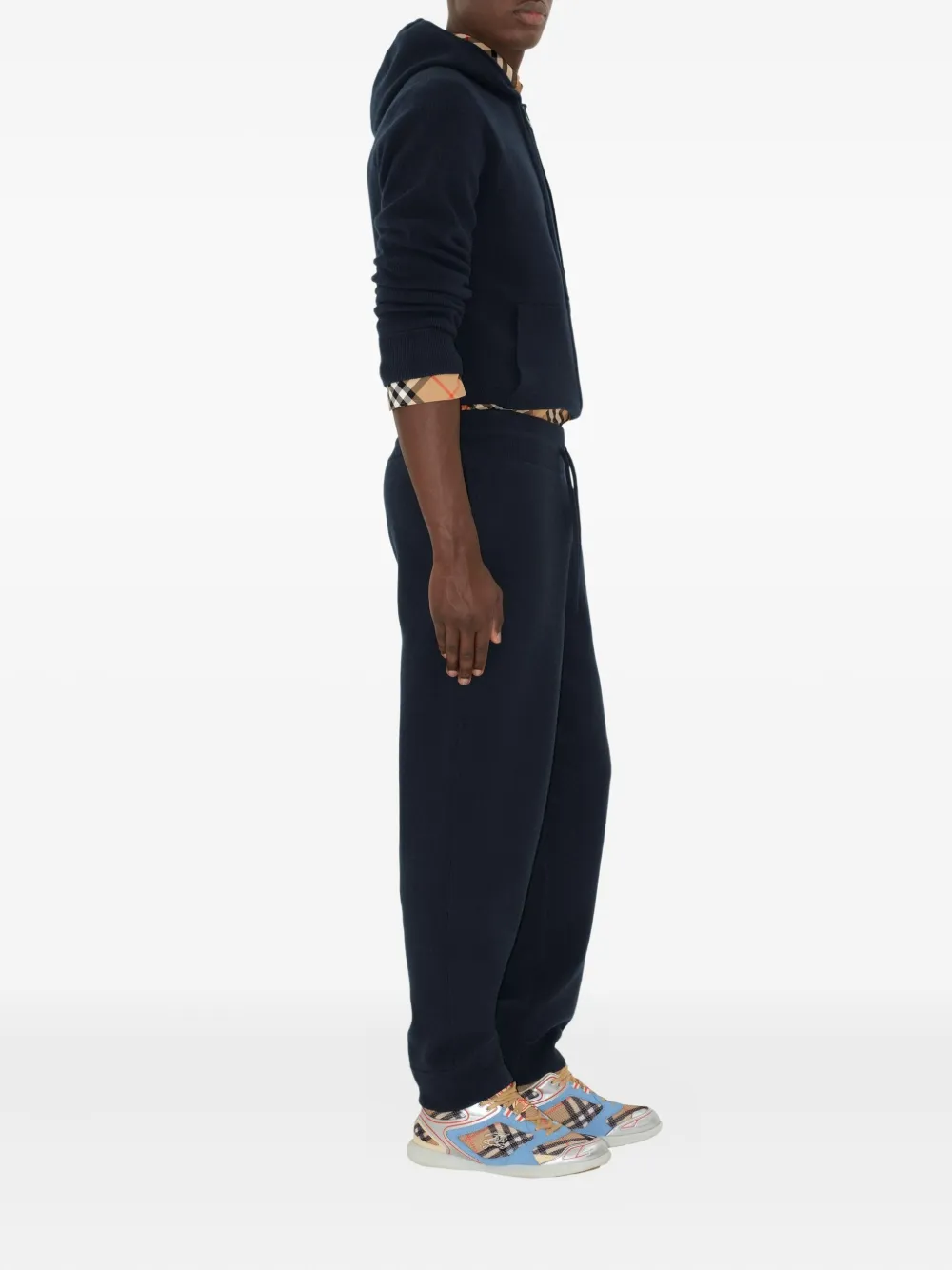 Burberry cashmere track pants - Blauw