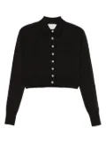 Sportmax virgin wool polo top - Black