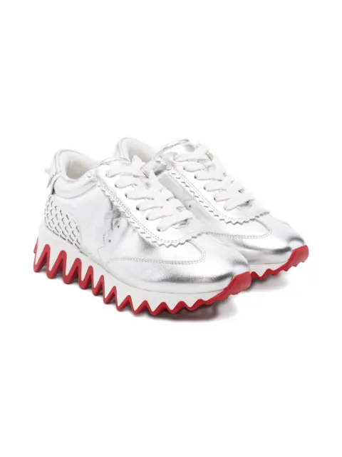 Christian Louboutin Kids panelled sneakers