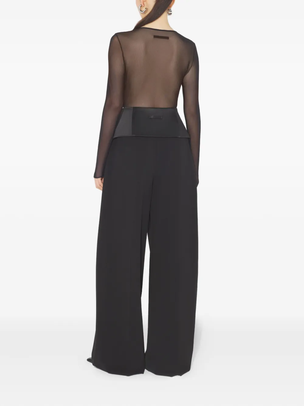 Jean Paul Gaultier Panelled Trousers In Gray