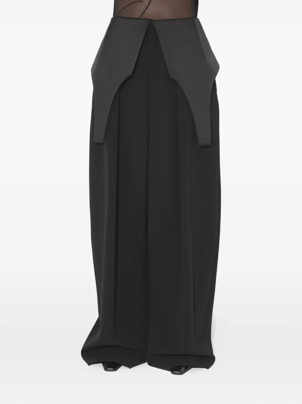 Jean Paul Gaultier panelled trousers - ブラック Jean Paul Gaultier panelled trousers - ブラック