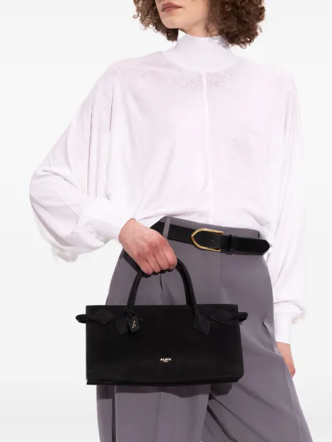 Alaïa Bolsa tote pequena de camurça