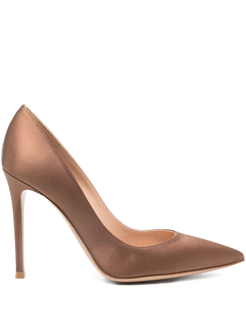 Gianvito Rossi 100mm stiletto pumps Brown
