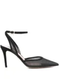 Gianvito Rossi 80mm mesh-panel pumps - Black