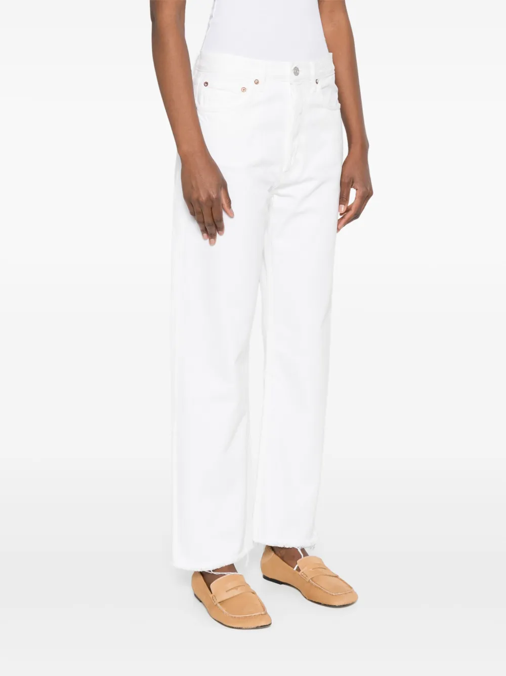 Shop Agolde Organic-cotton Jeans