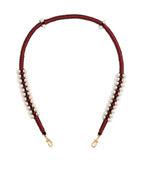 Marie Lichtenberg 14K yellow gold Ica pearl-embellished bracelet