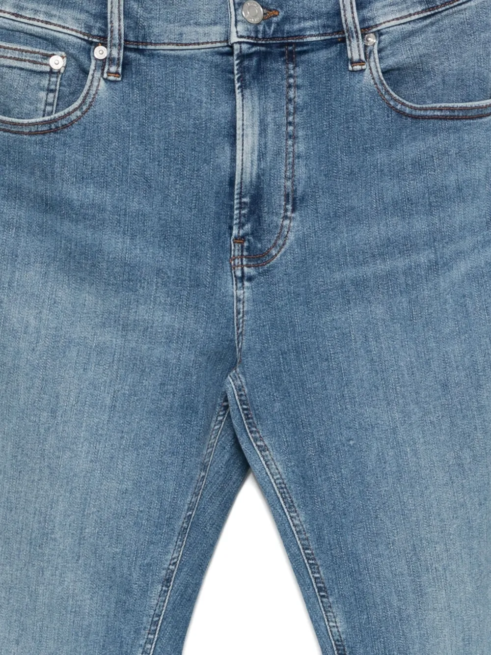 FRAME Jeans met vijf zakken Blauw