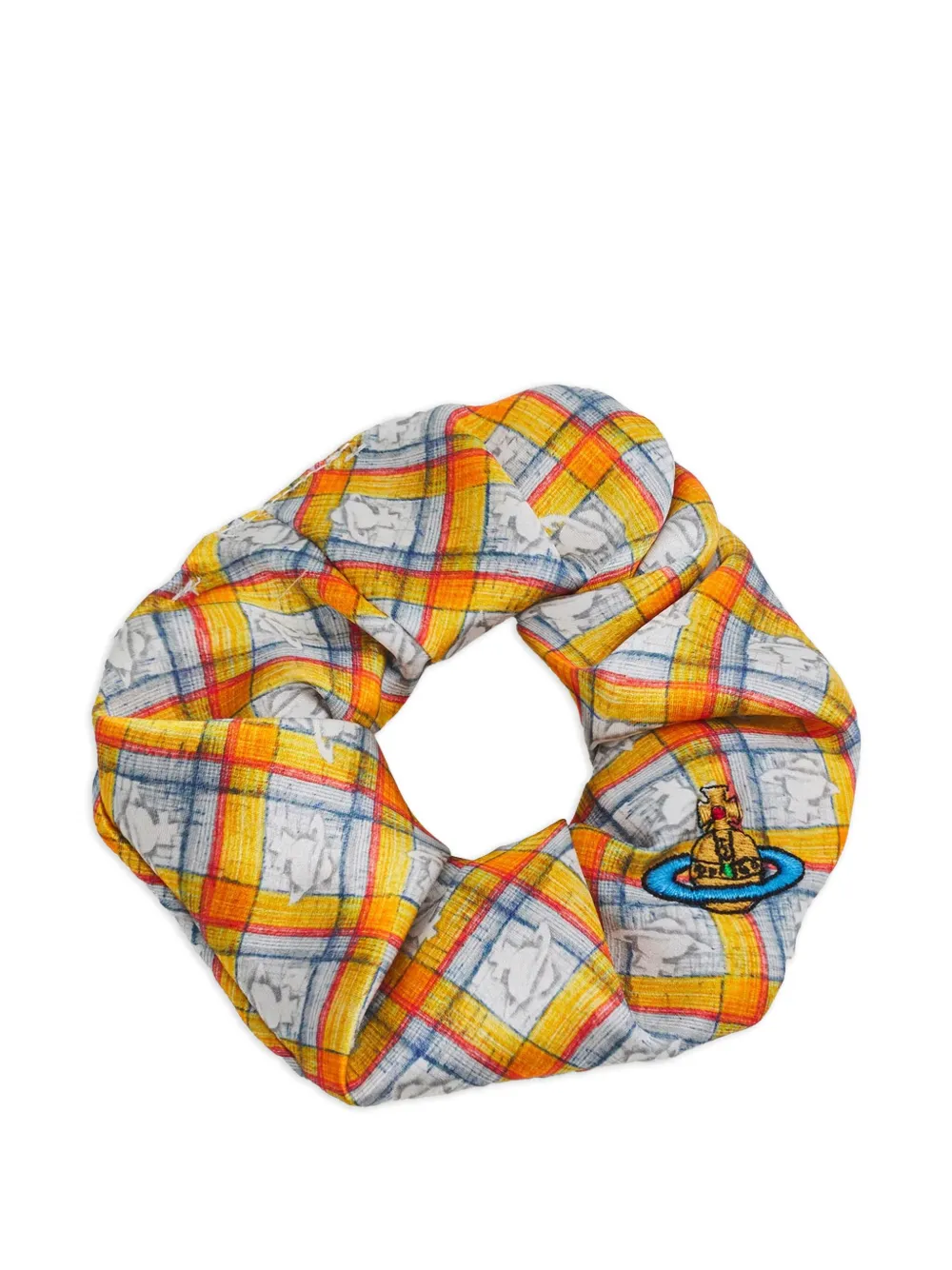 Vivienne Westwood Zijden scrunchie Geel