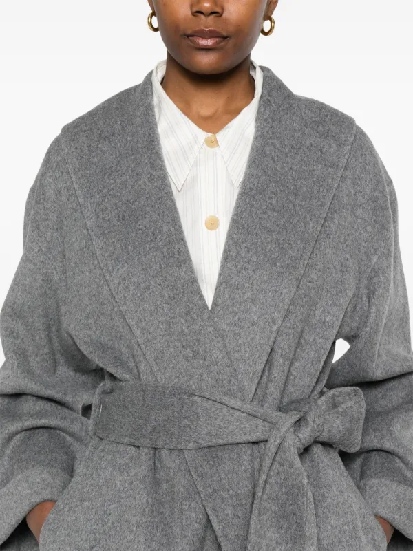 BY MALENE BIRGER グレー ウールコート By Malene Birger Wool Coat | Grey | FARFETCH