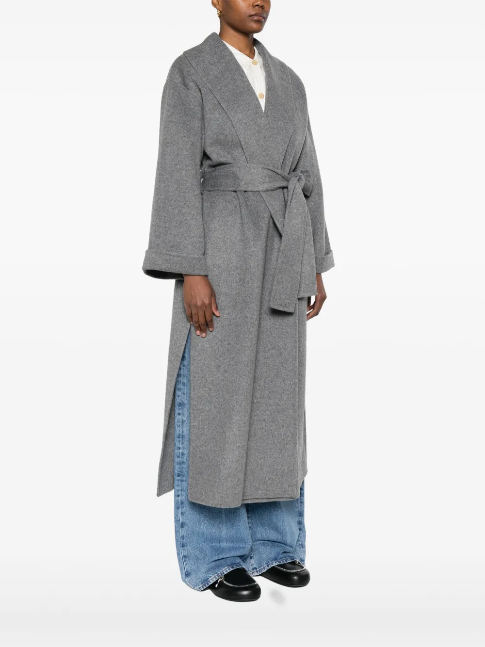 By Malene Birger Wollen jas Grijs
