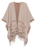 Max Mara Hilde cape - Neutrals