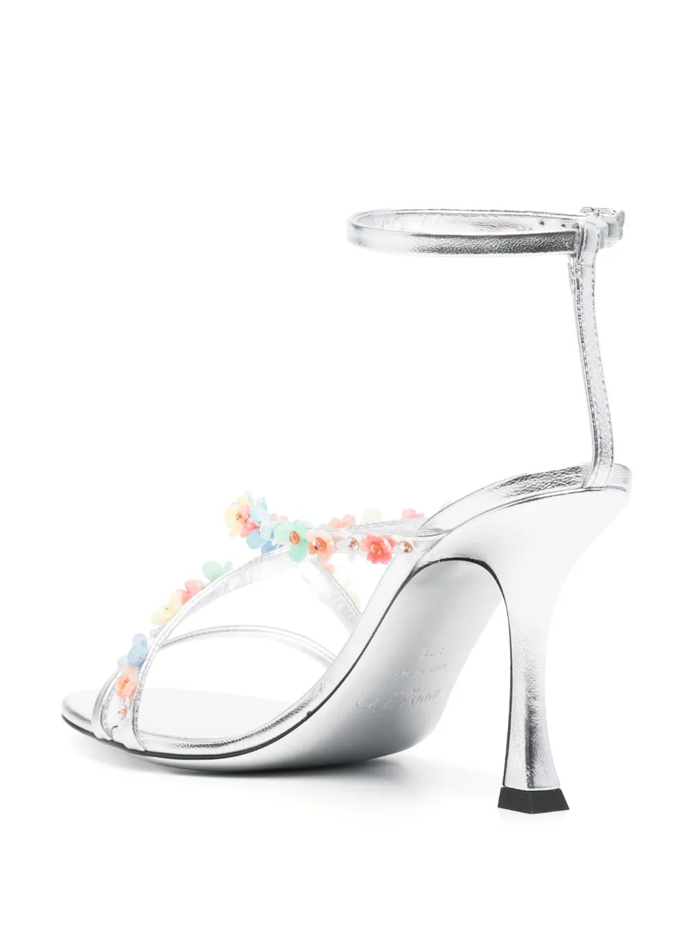 Jimmy Choo 100mm Blanche sandals Silver