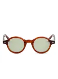 Peter & May Walk Mimosa tortoiseshell round-frame sunglasses - Brown