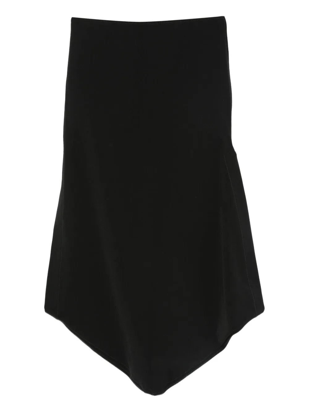 Jean Paul Gaultier asymmetric midi skirt | Black | Image 1