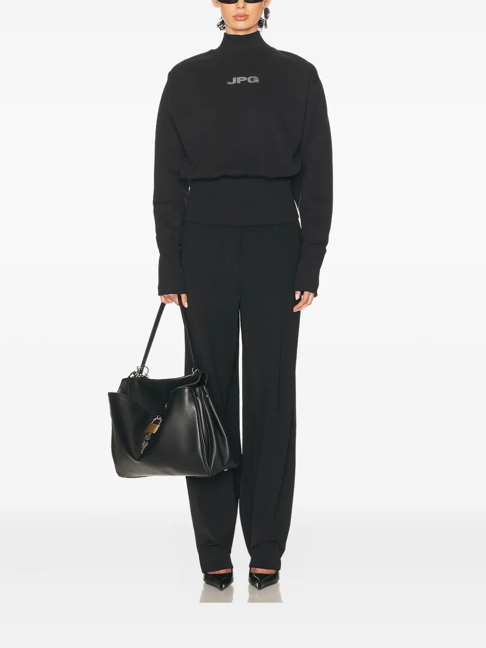 Jean Paul Gaultier mock-neck long-sleeve sweatshirt | Sweaters | Image 2