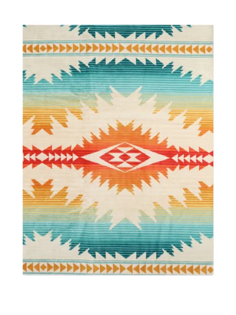 Pendleton  بطانية غطاء بنقش هندسي
