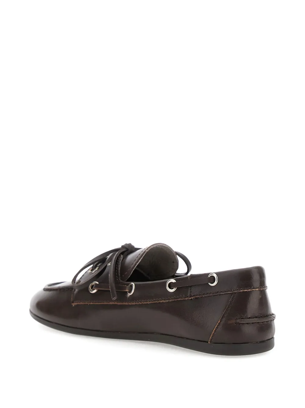Jeffrey Campbell leather loafers Brown