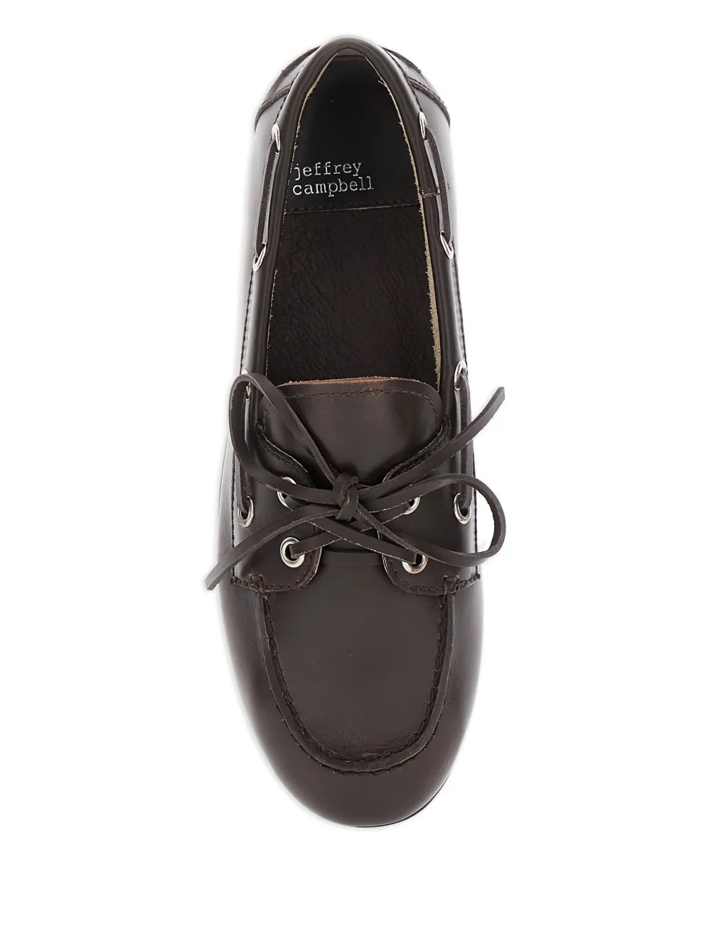 Jeffrey Campbell leather loafers Brown