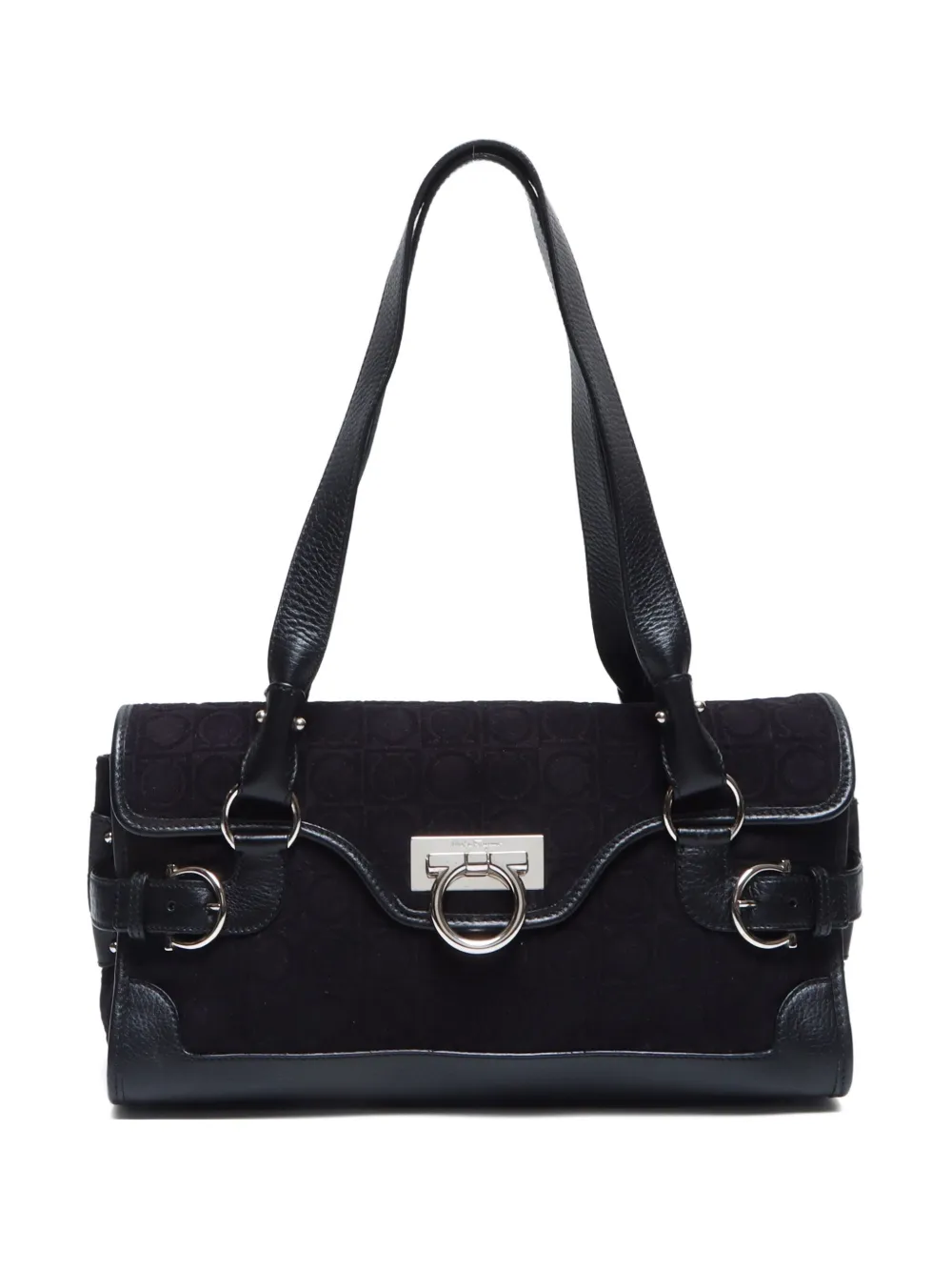 Ferragamo Pre-Owned 2000-2010 Gancini shoulder bag | Black | Image 1