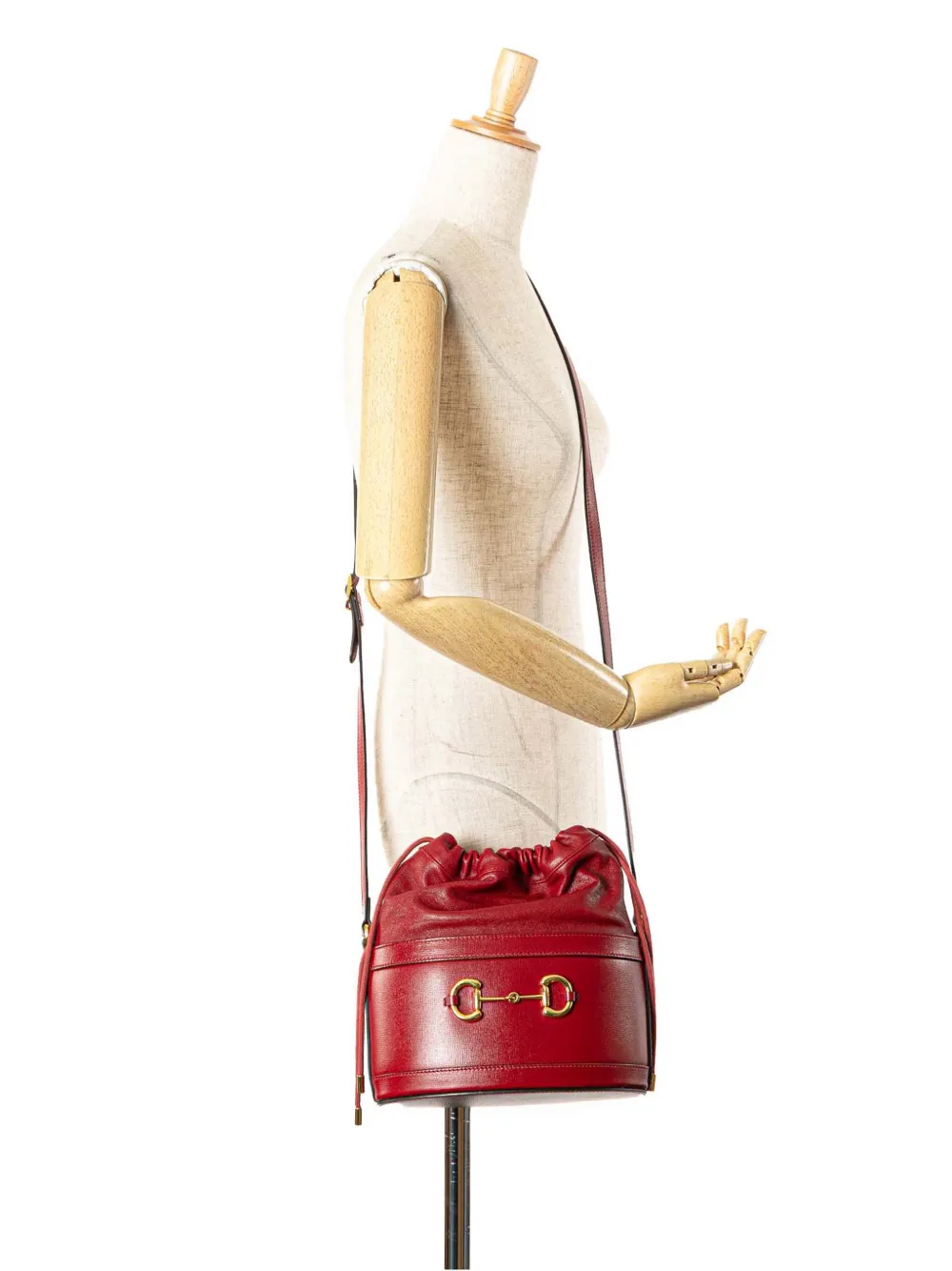 Gucci Pre-Owned 2016-2024 Leather Horsebit 1955 bucket bag | Pre-Owned | Image 2