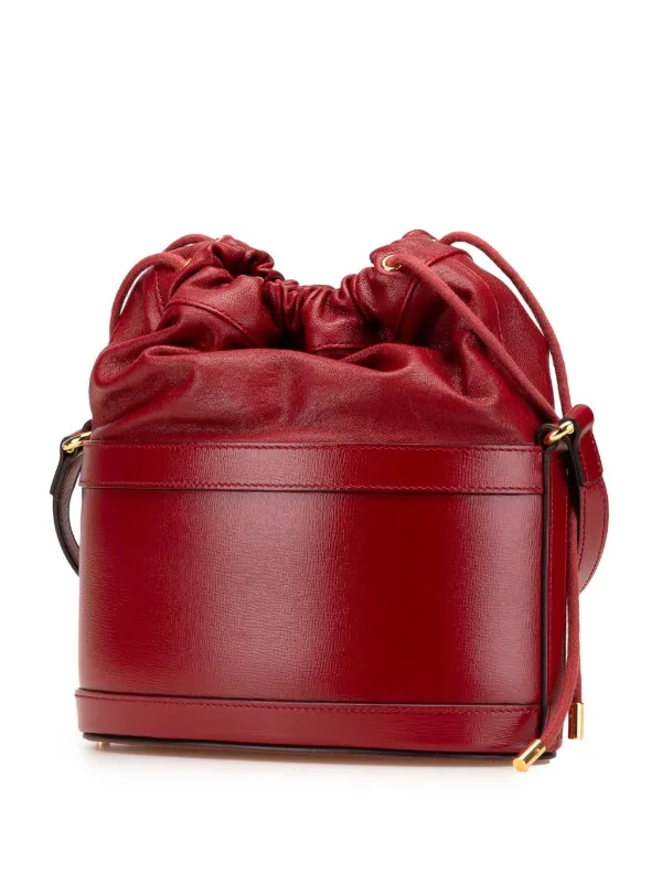 GUCCI ホースビット ショルダーバッグ バケット レッド GUCCI ショルダー・バケットバッグ レッドホースビット 【公式通販】