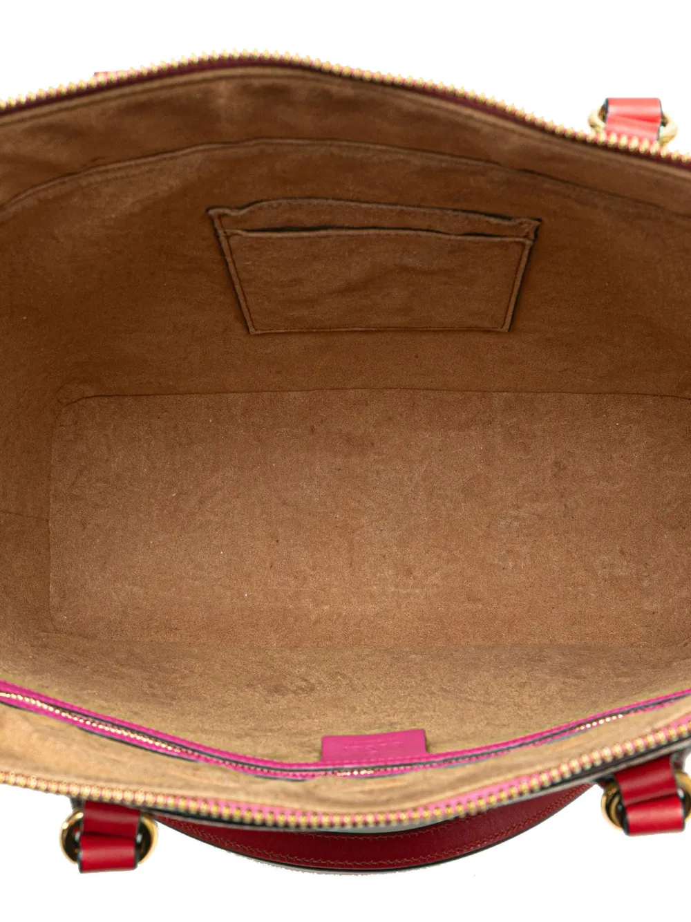 Pre-owned Gucci 2000-2015 Medium Gg Supreme Linea A Zip Tote Bag In Brown
