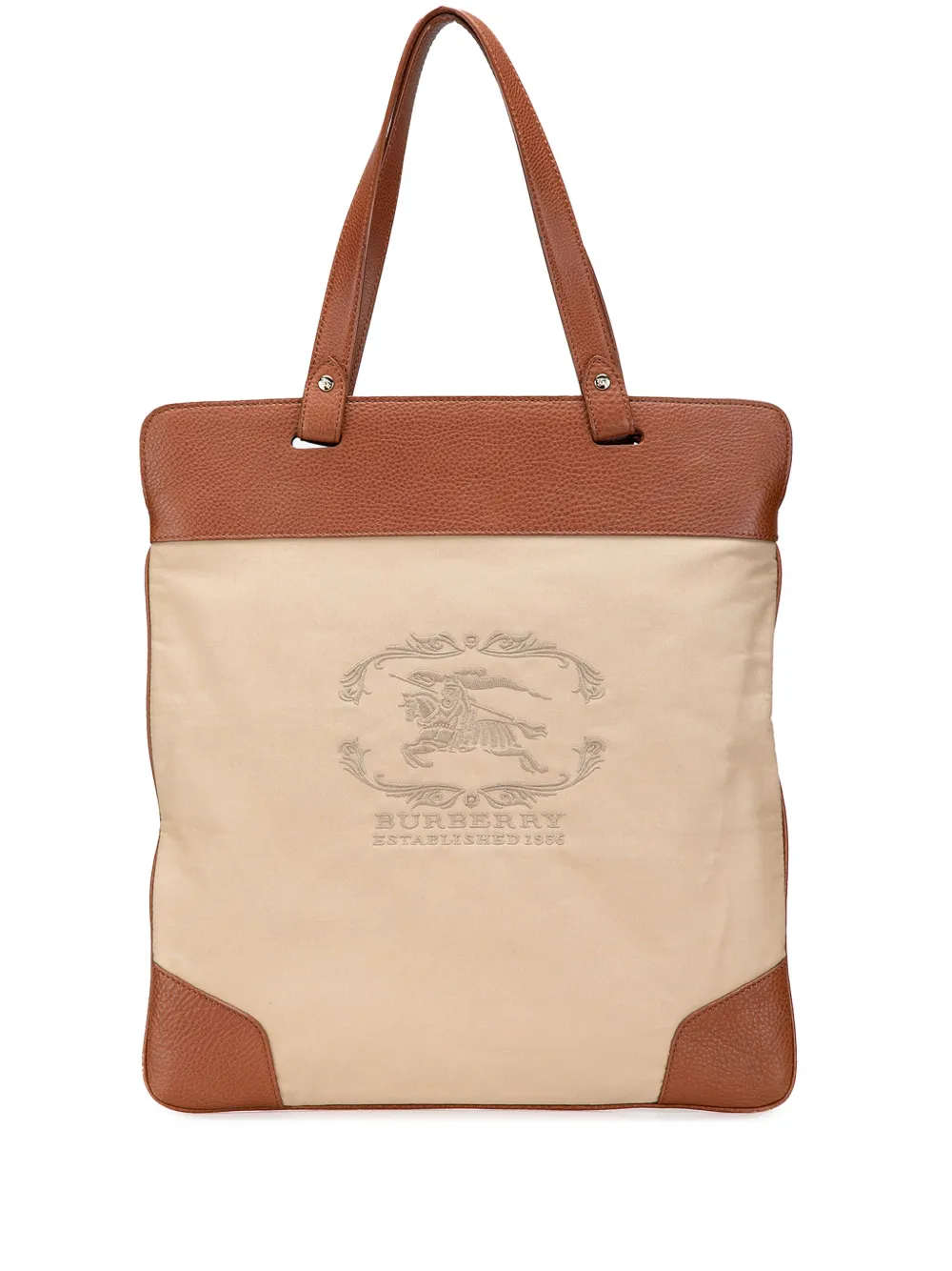 Burberry Pre-Owned 2000-2017 Canvas Stowell Roll Up tote bag - ブラウン Burberry Pre-Owned 2000-2017 Canvas Stowell Roll Up tote bag - ブラウン