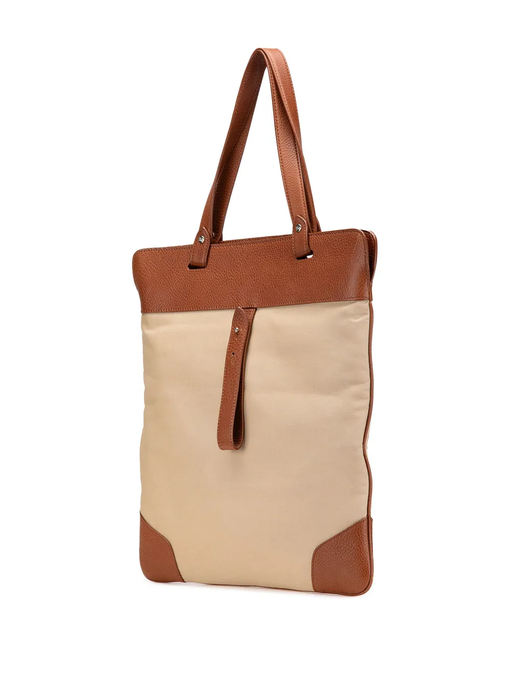Pre-owned Burberry 2000-2017 Canvas Stowell Roll Up Tote Bag