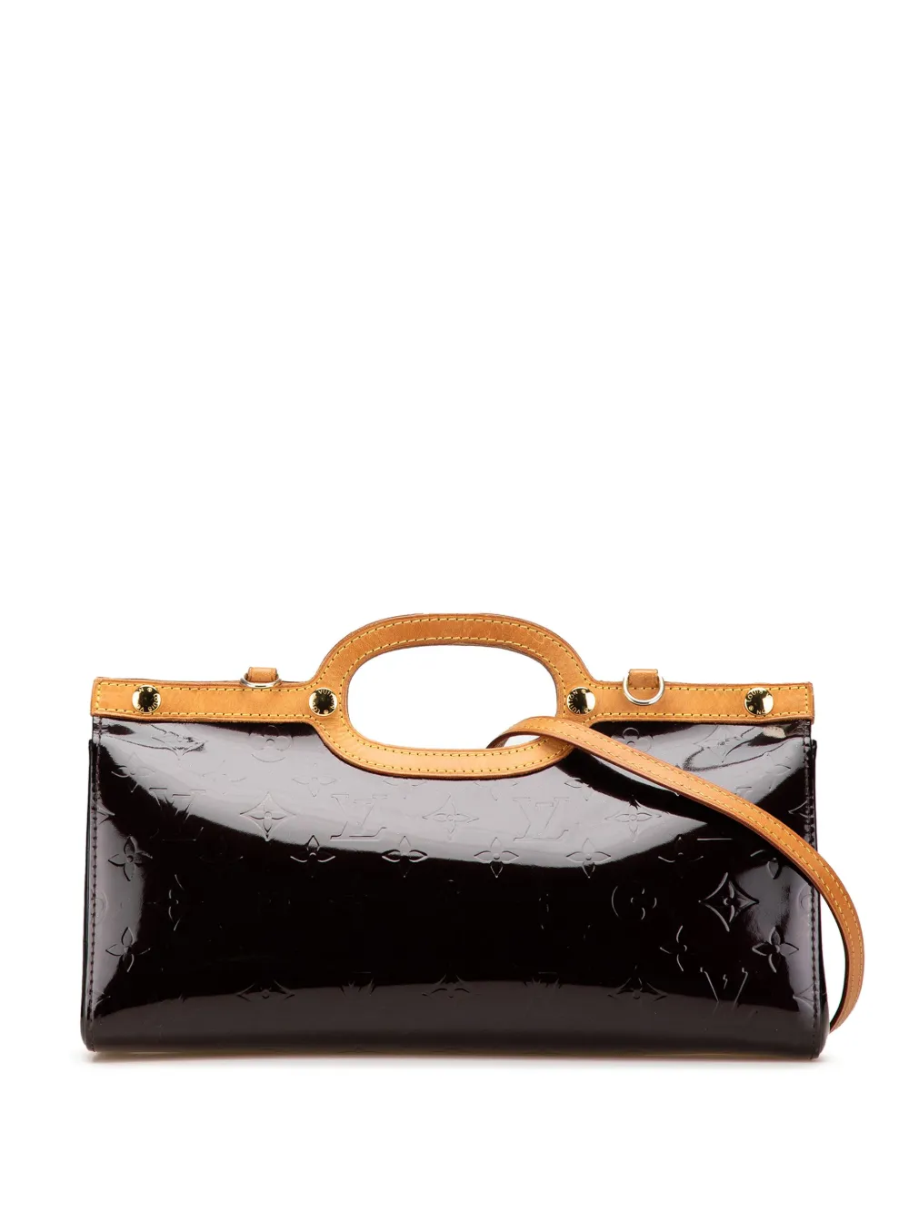 Louis Vuitton Pre-Owned 2008 モノグラム ヴェルニ ロックスベリードライブ サッチェルバッグ - PURPLE Louis Vuitton Pre-Owned 2008 モノグラム ヴェルニ ロックスベリードライブ サッチェルバッグ - PURPLE
