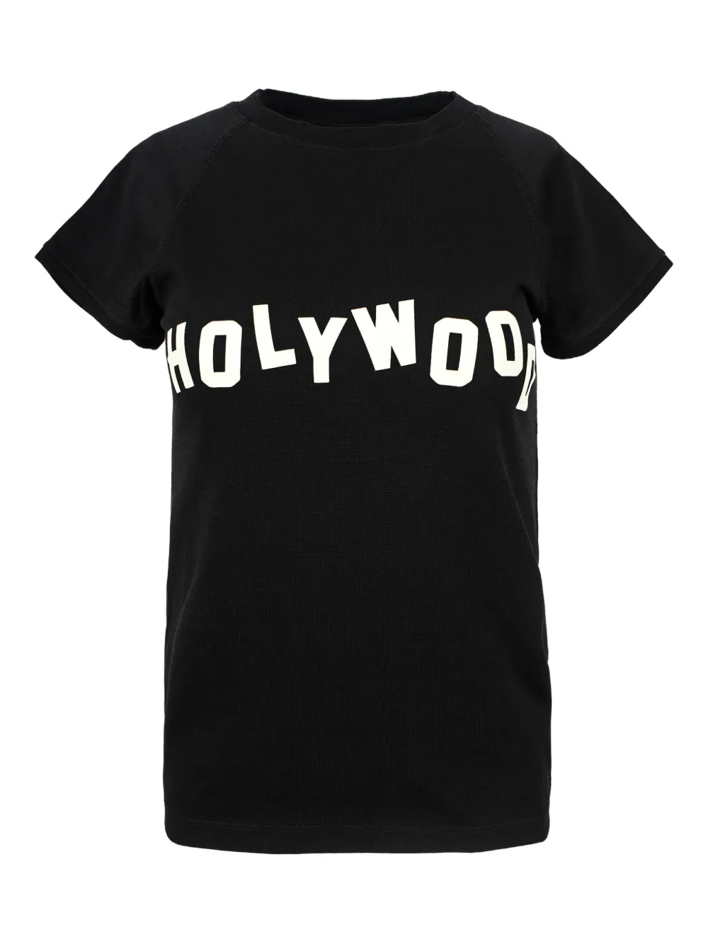 Loewe Hollywood-print Short-sleeves T-shirt In Black