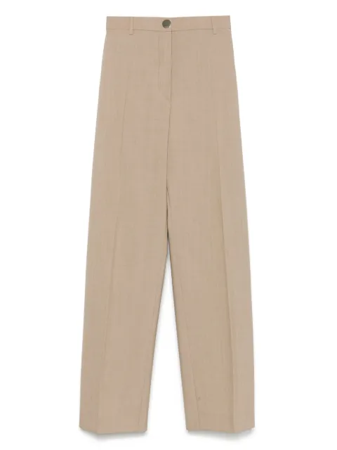 Sportmax virgin wool high-waisted trousers