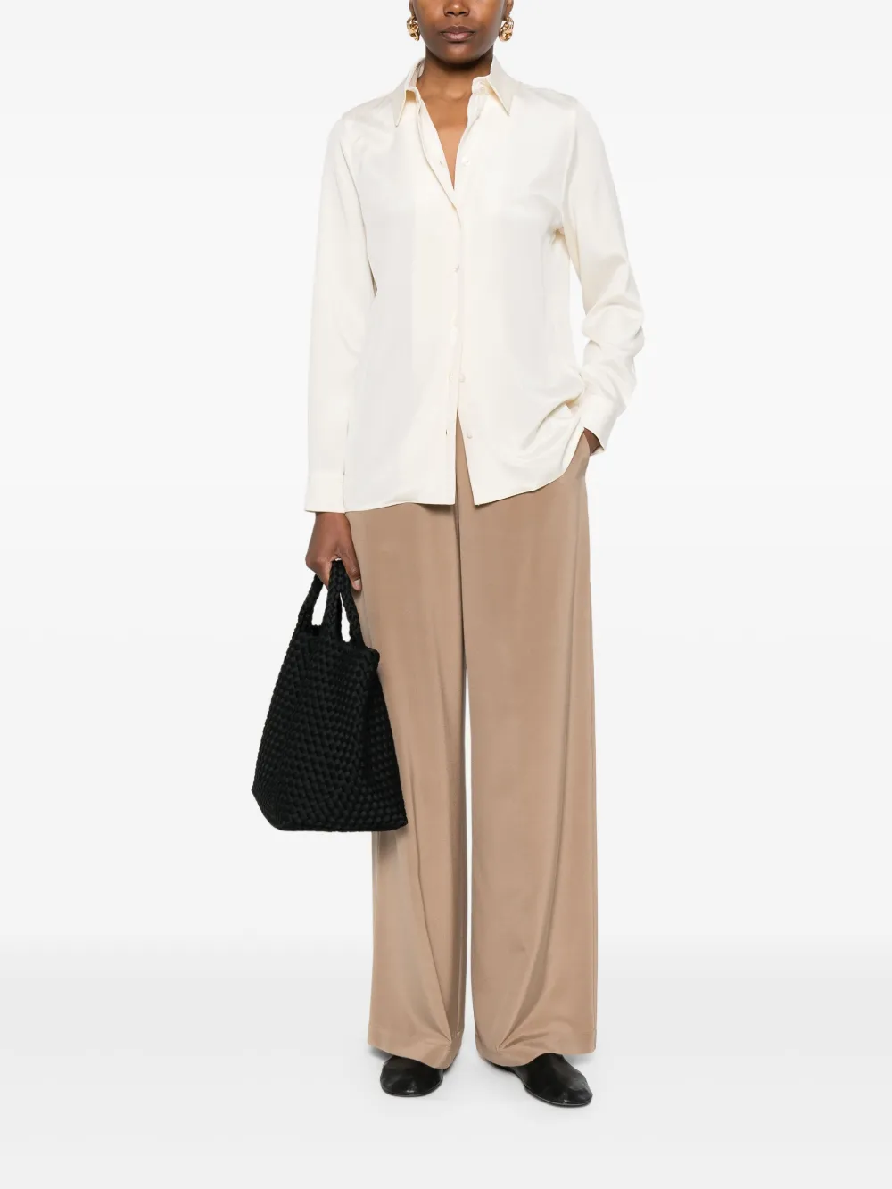 Max Mara fluid trousers - Bruin