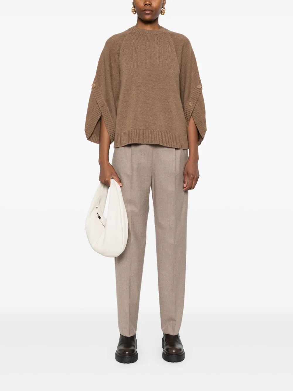 Max Mara high-waisted trousers - Bruin