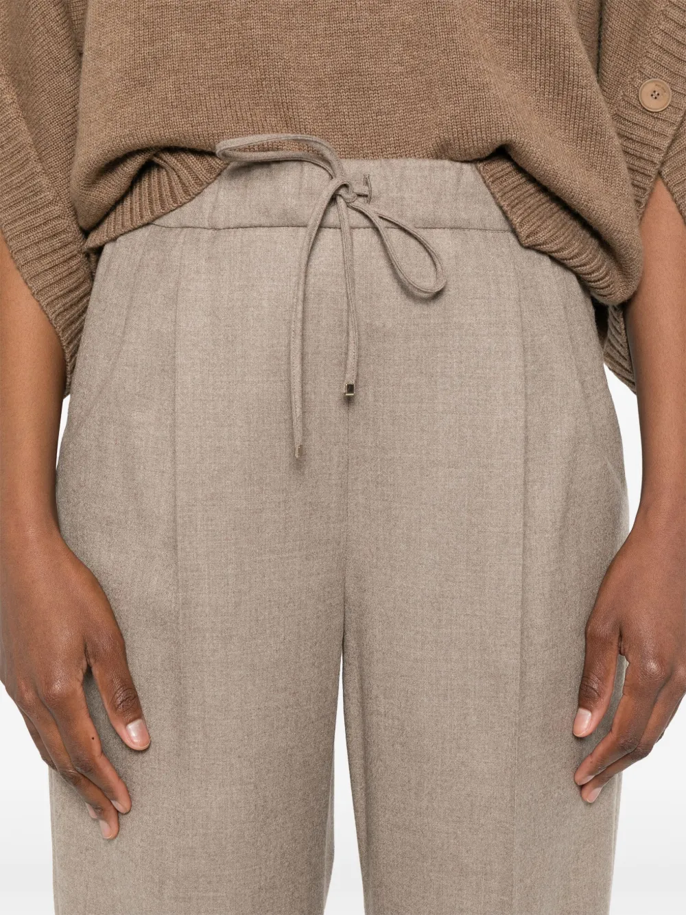Max Mara High waist broeken Bruin