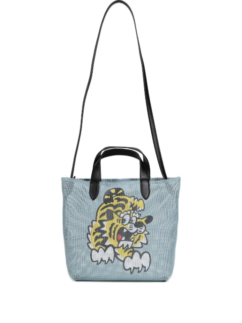 Kenzo x Verdy small tiger-motif tote bag