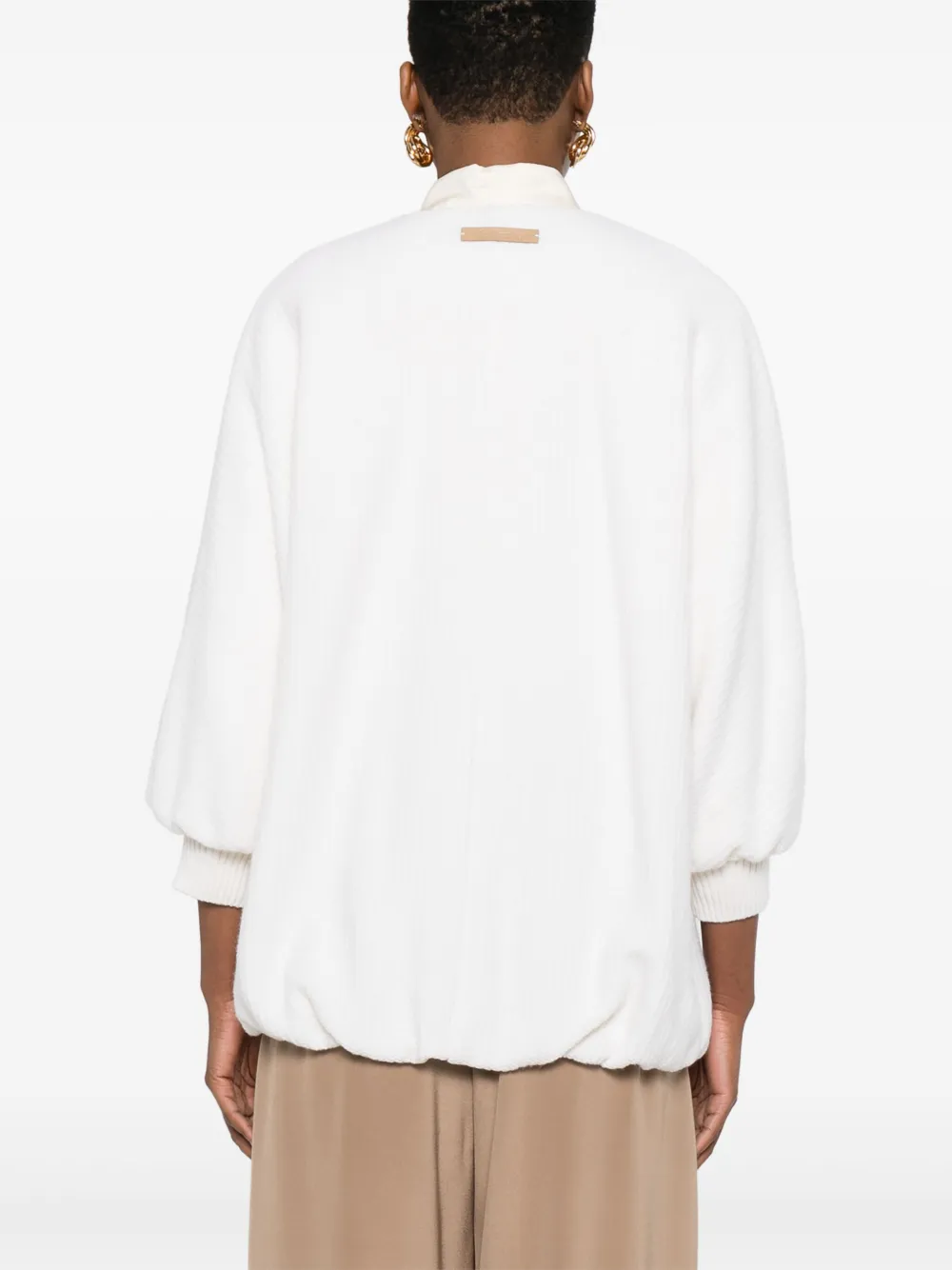 Max Mara Fijngebreid vest Wit