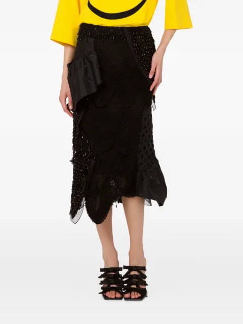 Moschino layered midi skirt 