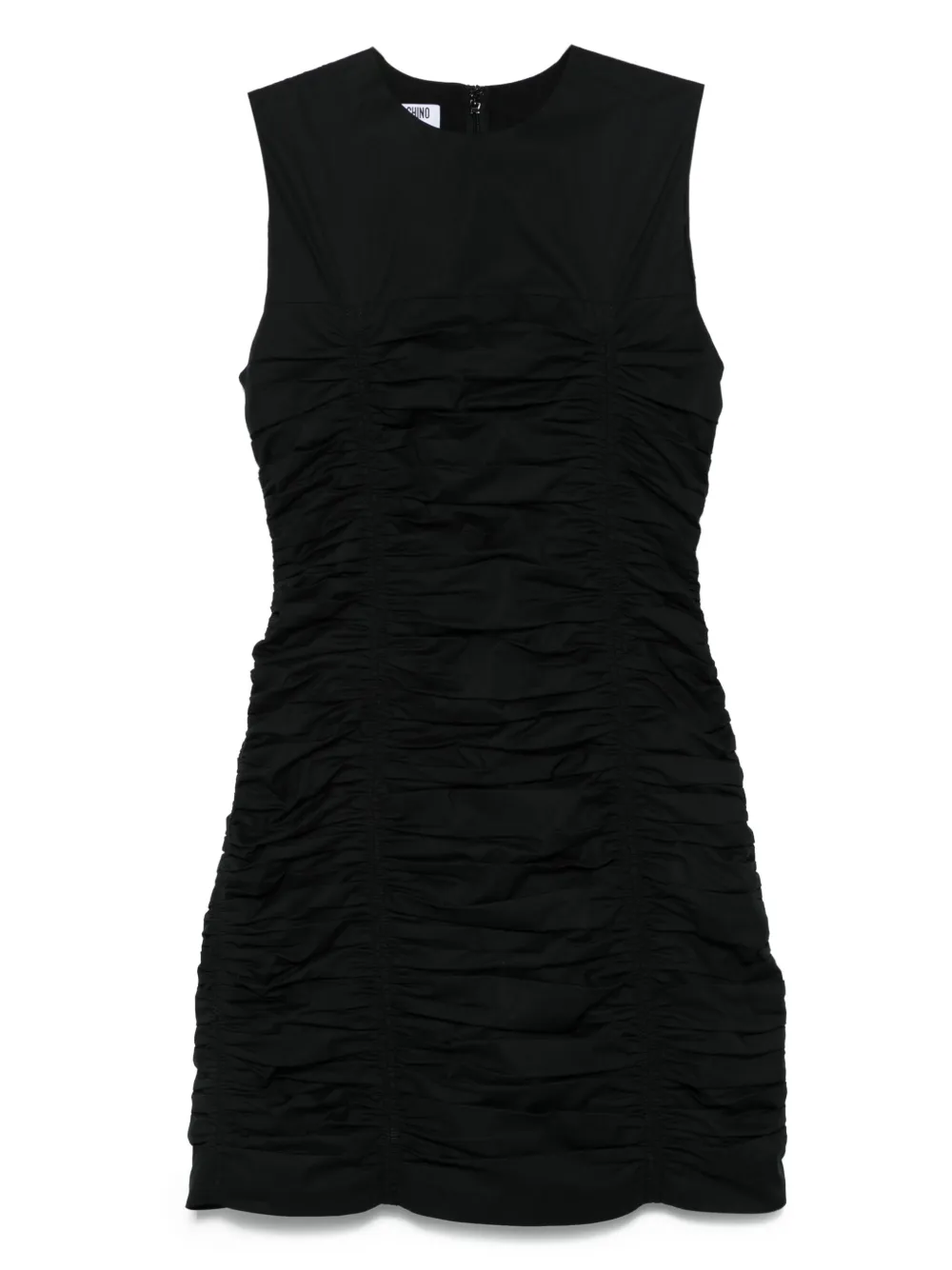 Moschino Jurk met ruches Zwart