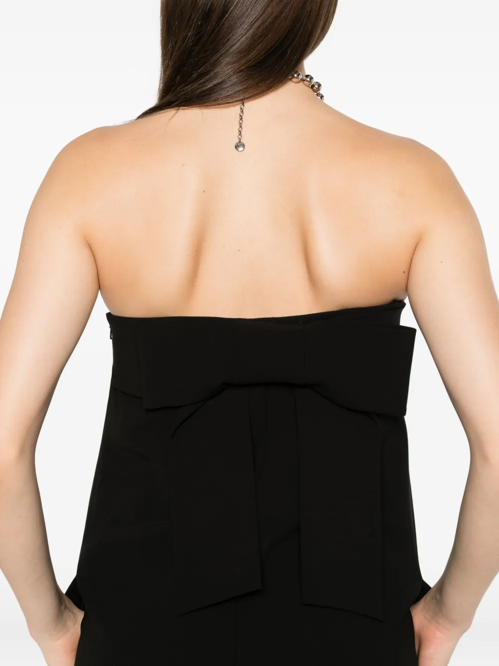 Moschino Jurk met strikdetail Zwart