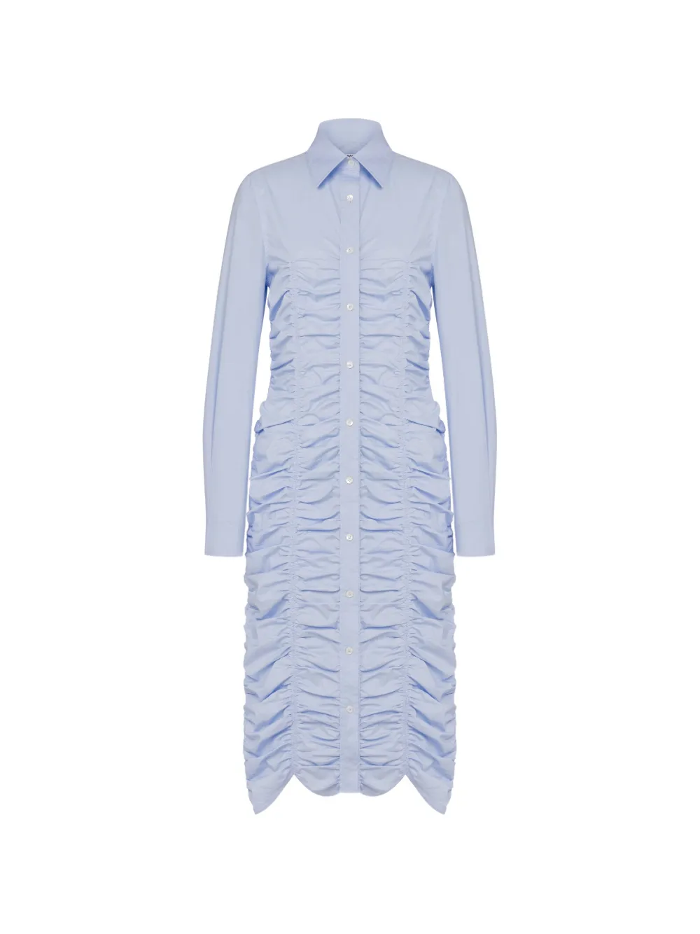 Moschino Abito midi con ruches - Blu