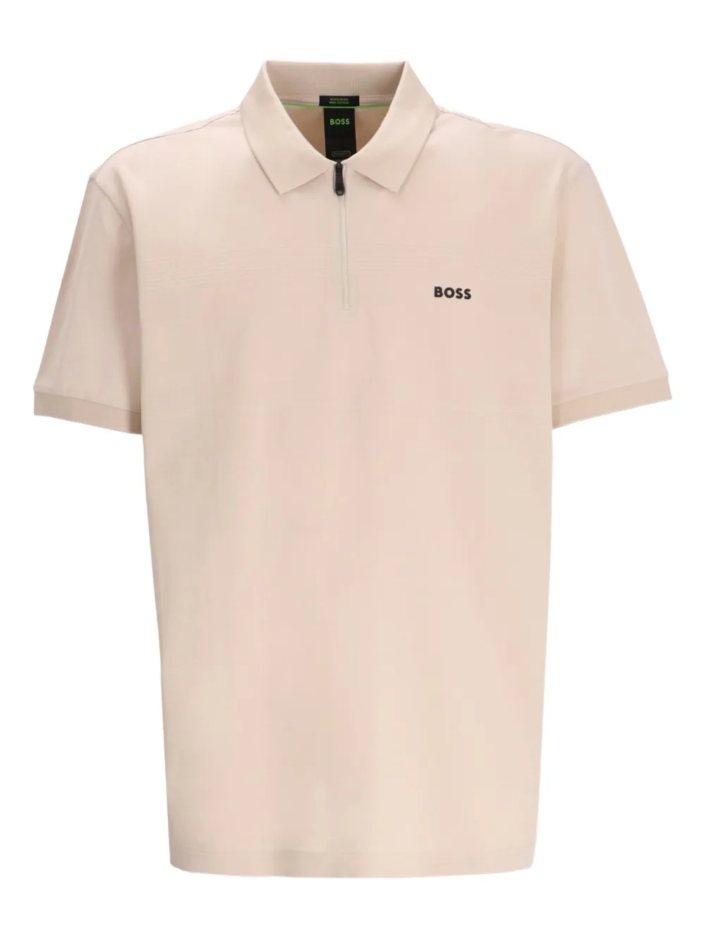 BOSS Katoenen poloshirt Beige