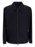 BOSS virgin-wool jacket - Black