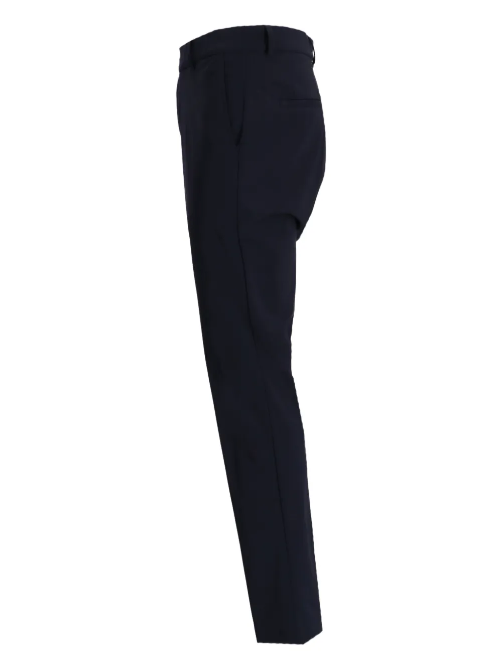 BOSS Geplooide chino Blauw