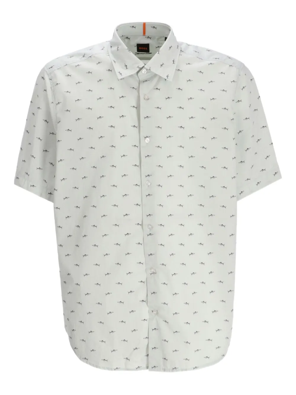 BOSS camisa con estampado gráfico | verde | Image 1